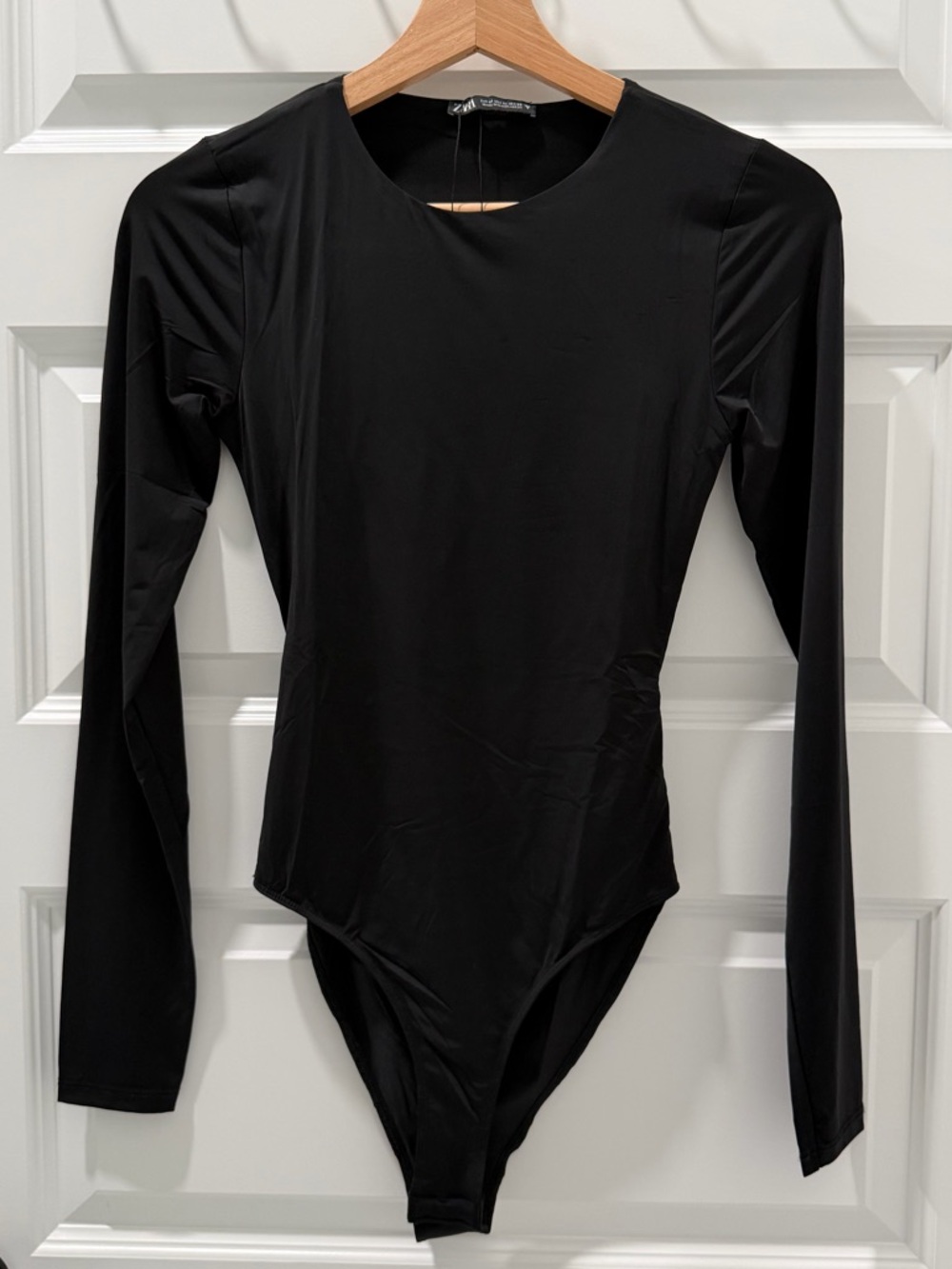 🆕 ZARA | Black Long Sleeve Bodysuit - Size M.